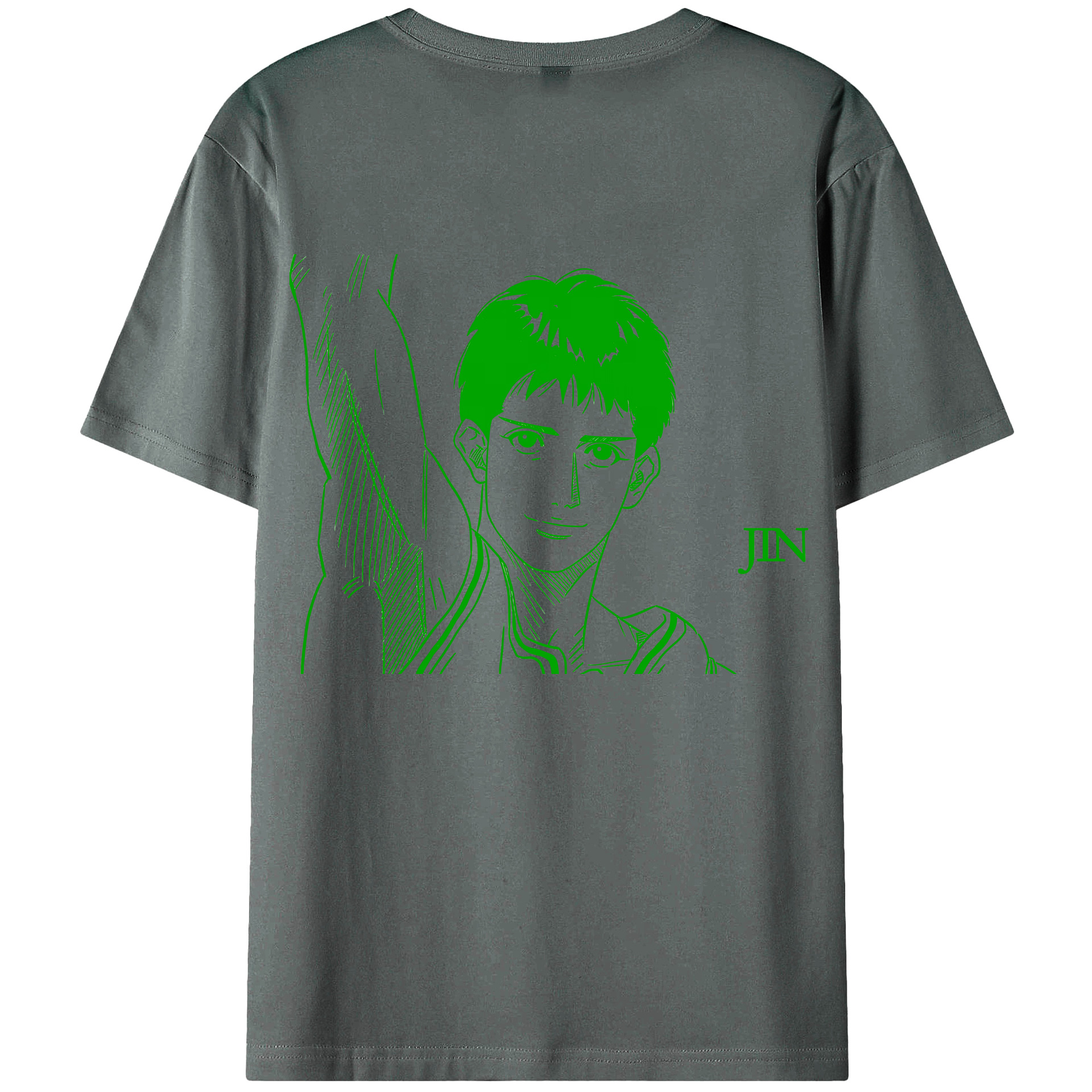 （画像用） SLAM DUNK／スラムダンク 綿100％ メンズ半袖Tシャツ（バックプリント） 通気性